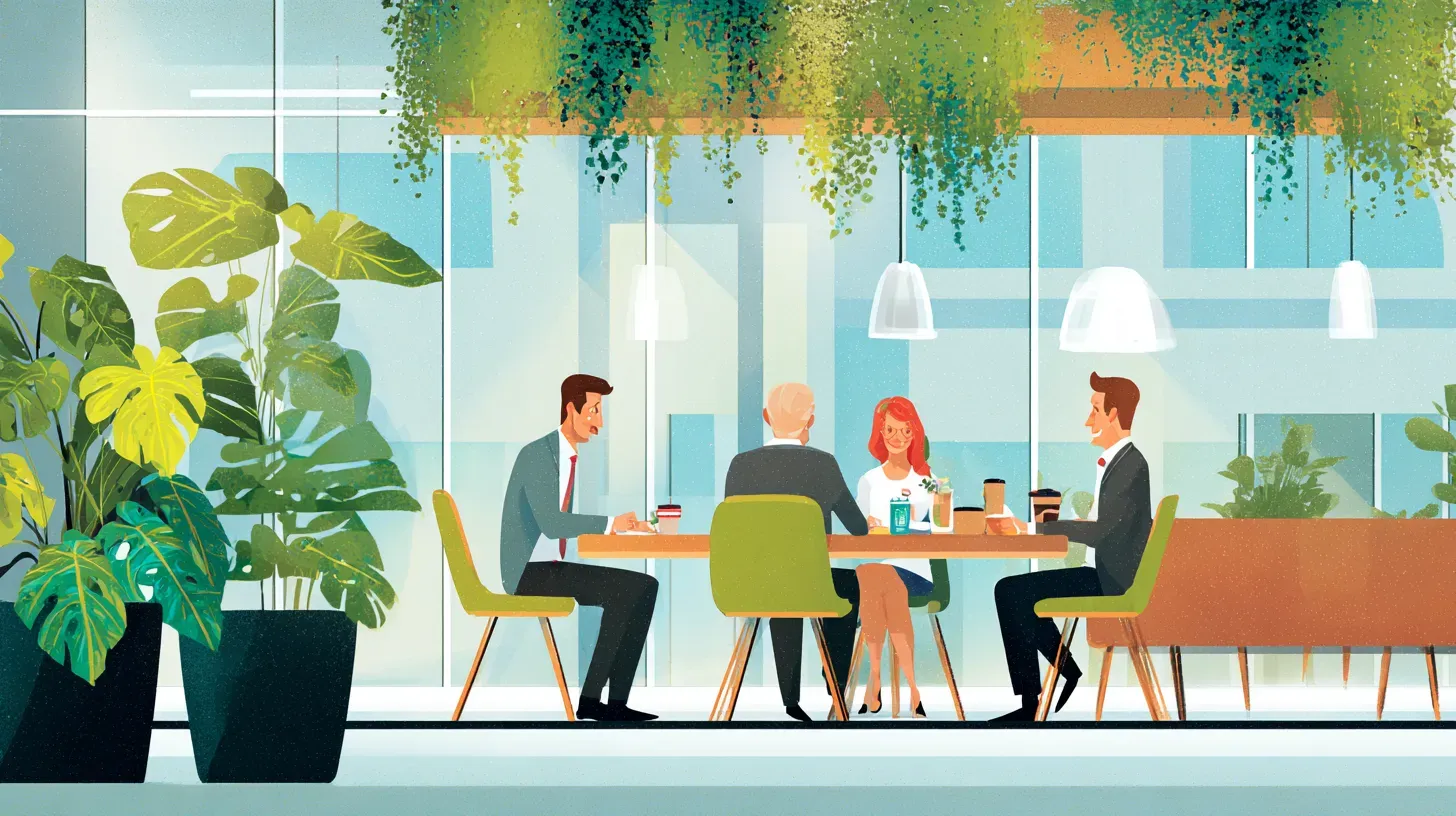 Baobao 03345 Workplace Lunch Scene Modern Office Setting 582939d5 8fc4 4d12 8ce5 690c68acb59b