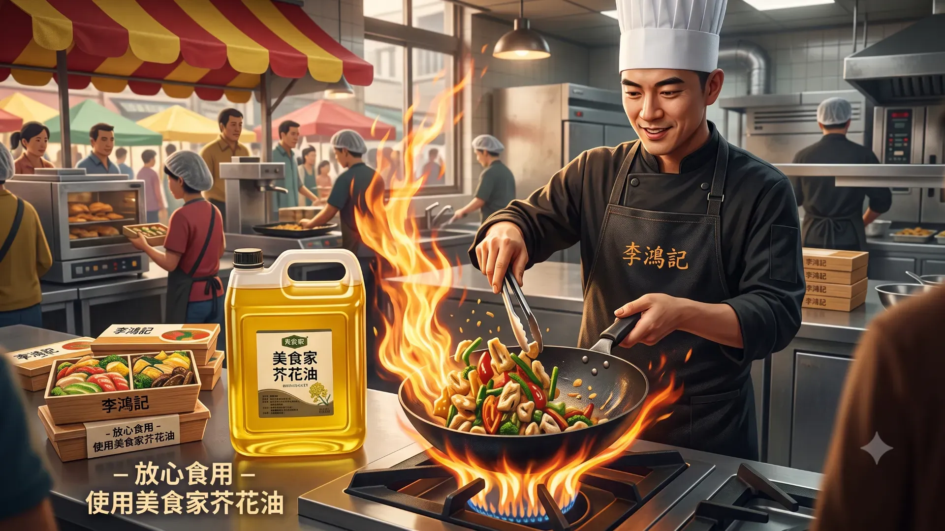 油品食安把關｜李鴻記全系列使用美食家芥花油
